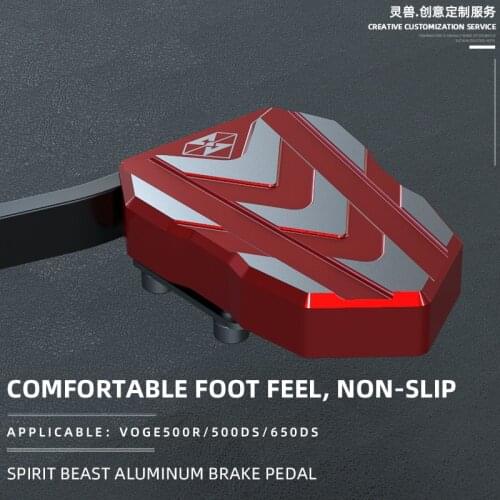 Suitable for Voge 500r Brake Pedal Modified Motorcycle 650ds Rear Brake Widened Anti-skid Pad 500ds Enlarge the Pedal Cover
