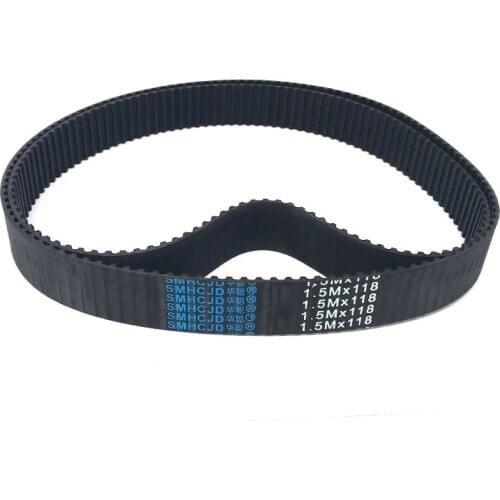 WEDM Rubber Spindle Synchronous Belt 1.5M*118*24mm Width 118 Teeth for CNC Wire Cutting WEDM Machine
