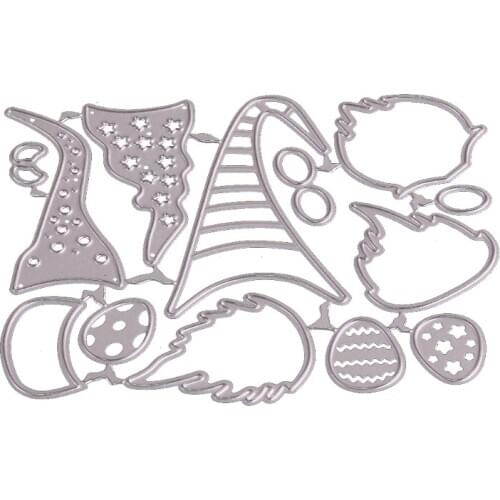 The Christmas Hat Metal Cutting Dies Stencil DIY Scrapbooking Embossing Paper Card