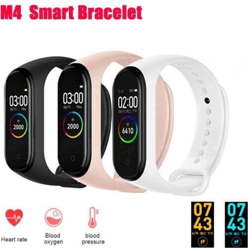 M4 Smart Band Fitness Trcker Sport Bracelet Pedometer Heart Rate Blood Pressure Bluetooth Health Wirstband Waterproof Smartband