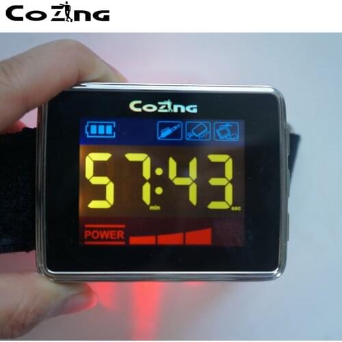 Diabetes Therapeutic Instrument LLL Low Level Laser Therapy Device Wrist Watch Rhinitis Treatment