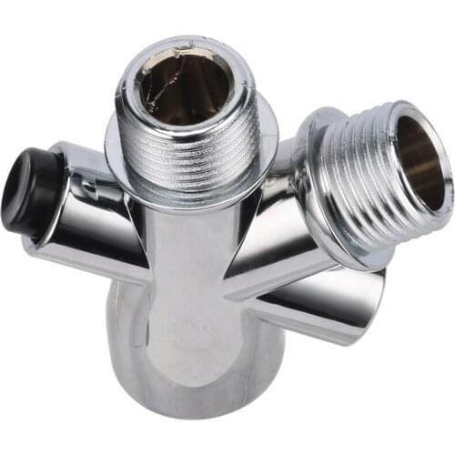 Toilet toilet shower head 1/2 inch threaded diverter irrigation faucet connector bathroom shower head adapter 2pcs