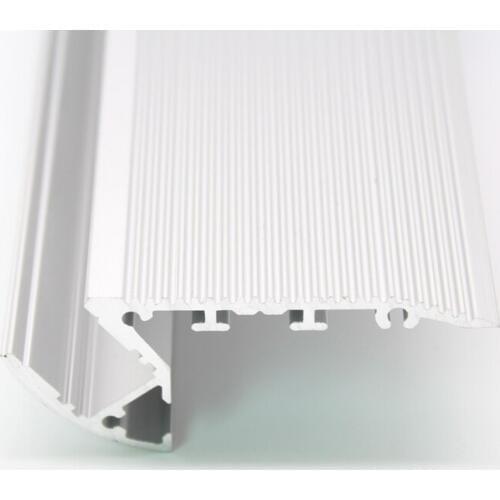 High quality aluminum led channels recessed stair lights in LED lamp stair lighting fixtures indoor used customized length ok