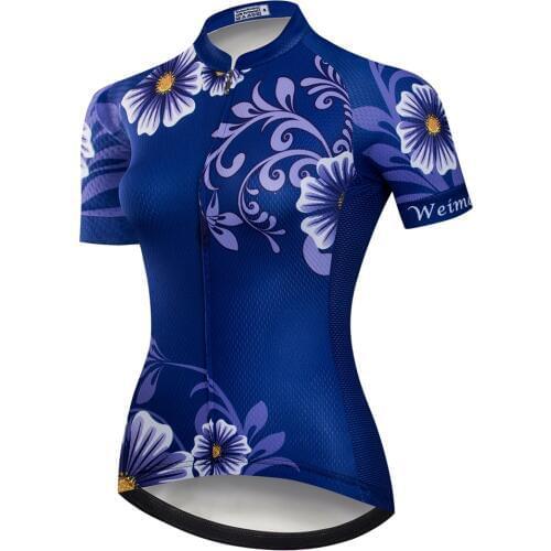 Weimostar Cycling Jersey Women Summer Short Sleeve Bike Jersey Shirts Top Quick dry Professional Ladies Bicycle Clothing