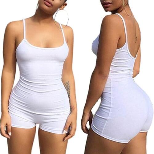 Summer Jumpsuits for Women 2020 Lucky Label One Piece Jumpsuit Casual Skinny Bodycon Playsuit Rompers Womens Bodysuit Clothes