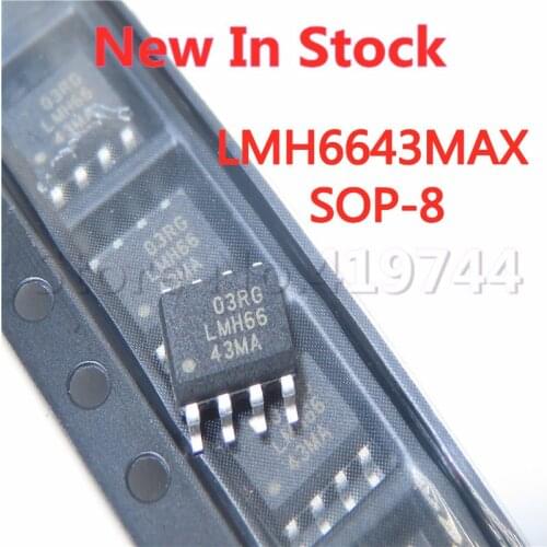10PCS/LOT LMH6643 LMH6643MA LMH6643MAX SMD SOP-8 operational amplifier chip In Stock NEW original IC