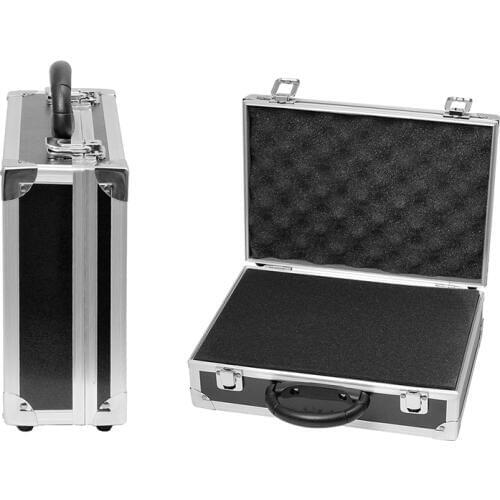 310x215x95mm Tool Box Portable Tool Case Aluminum Toolbox Safety Equipment Tool Storage Impact Resistant Case With Pre-cut Foam