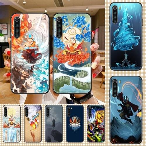 Anime Avatar the Last Airbender Phone case For Xiaomi Redmi Note 7 7A 8 8T 9 9A 9S 10 K30 Pro Ultra black pretty back fashion