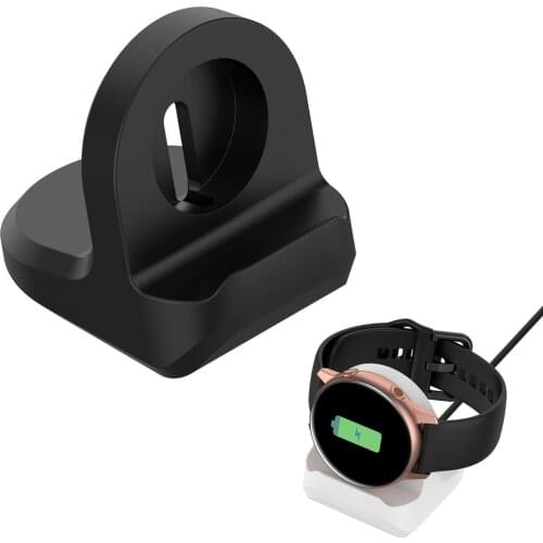 Dock Charger Adapter Stand Holder For Samsung Galaxy Watch 4/3 41mm 45mm Classic 42mm 46mm Active 2 40mm 44mm USB Charging Cable