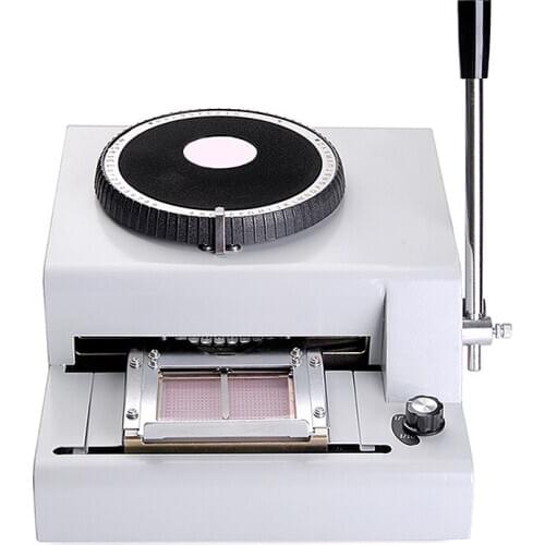 68 character manual coding machine PVC coding printer One-way printing small embossing machine