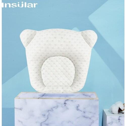 Insular Newborn Infant Anti Deviation Head Correction Shaping Pillow Baby Comfortable Sleep Pillow Universal In Four Seasons