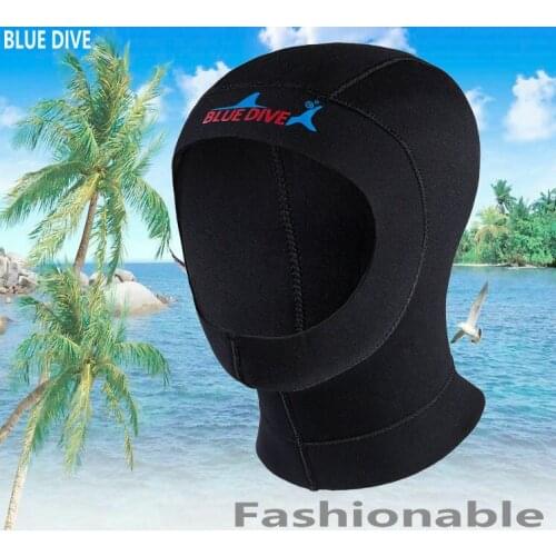 3mm Diving Cap Children and Adult Headset Winter Swimming Keep Warm Cap Antiskid Swimming Cap Diving Mask