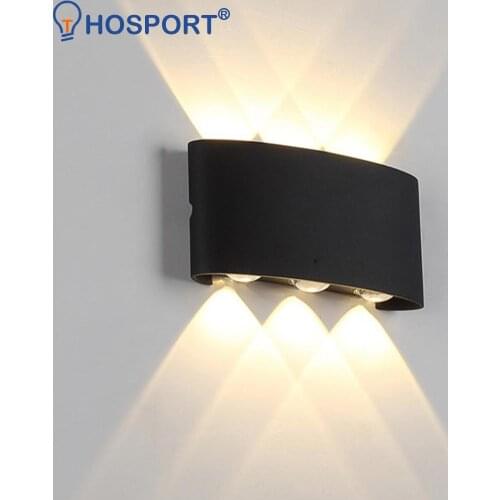 4/8/10W Modern LED Wall Lamp Warm White Bedroom Home Decoration Outdoor Waterproof Garden Courtyard Porch Wall Light Stairs Lamp