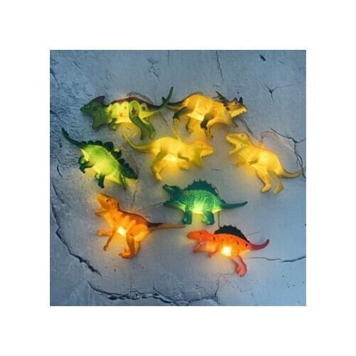 10 LED Dinosaur String Light For Kids Christmas Fairy Lights ChildrenS Room Lights Party Gift Jurassic World Decor String Light