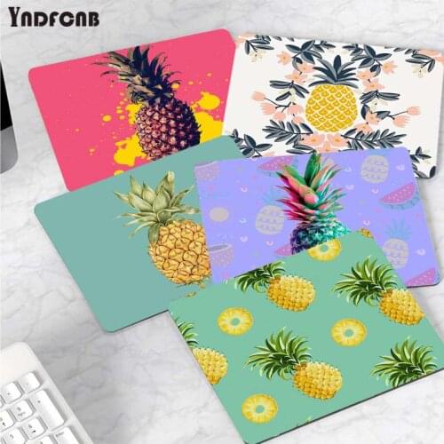 YNDFCNB In Stocked Pineapples Art Print Laptop Gaming Mice Mousepad Smooth Writing Pad Desktops Mate gaming mouse pad