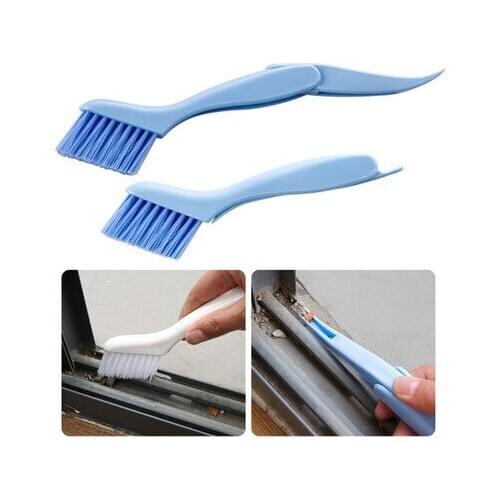 100PCS Multipurpose Window Groove Cleaning Brush Nook Cranny Household Keyboard Home Kitchen Folding Brush Cleaning Tool