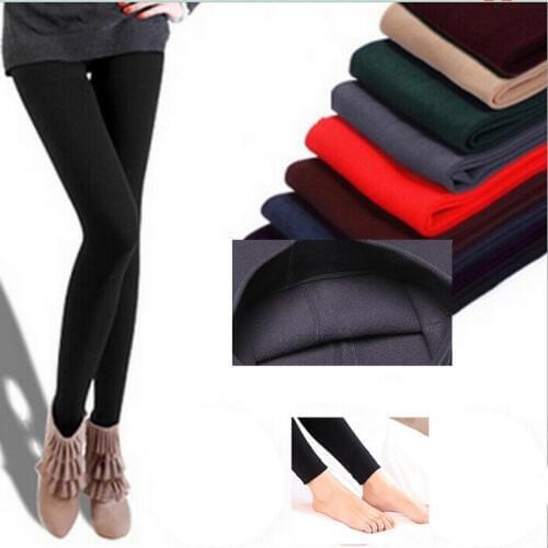 2017 spring autumn and winter Plus velvet warm fashion Slim women leggings Womens Pants Fitness Pants for girls leggings