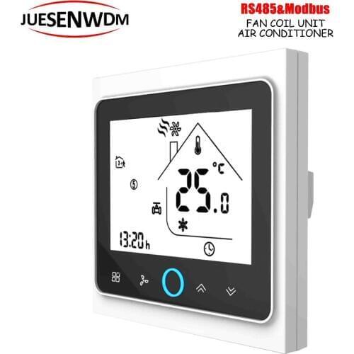 4pipe 2pipe Air Conditioning Type thermostat RS485&Modbus Application Programming Interface for regulated 0-10V proportional