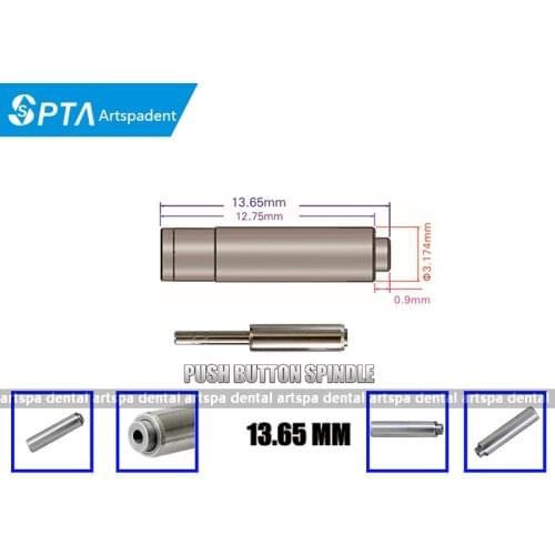 5pcs 13.65mm Dental Push spindle dental handpiece dental Shaft cartridge rotor spare parts