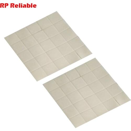 50x 15*15mm(0.5mm/1.0mm thickness) Soft Silicone Thermal Pads for VGA GPU heatsink Thermal Conductive Heat Transfer PC Repair