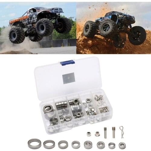 86pcs/box Metal Bearing and Lock Nut Kit for trx-4 1/10 RC Rock Crawler Car B36E