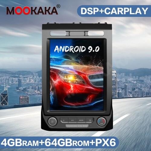 Tesla Vertical Screen Android 9.0 PX6 64GB Car Radio GPS Navigation For Ford Expedition 2018 2019 2020 Multimedia Player Stereo