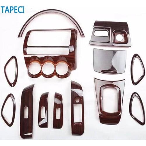 Car Inner Sticker Cheap Price 3D Automotive Wood Trim Nice Car Moulding Interior Auto Dash Kits For Honda Fit 2004-2007
