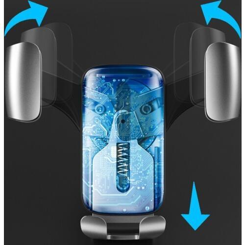 New Metal Phone Car Holder Gravity Car Mount Air Vent Car phone Stand for iphone XS XS MAX S 9 P20 Mate 20 Pro Mobile Phones