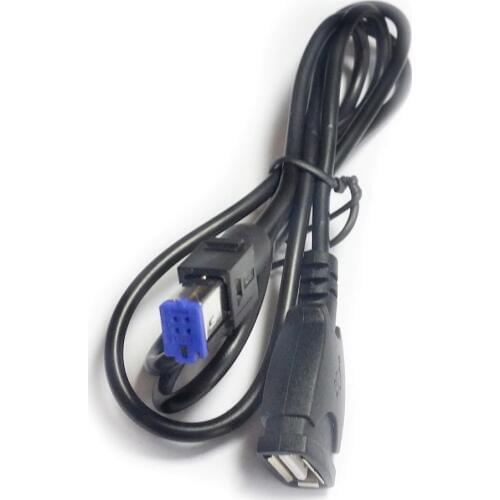 Biurlink Car Stereo USB AUX-In Audio Cable Adapter 4Pin Connector Plug Port for Subaru Radio
