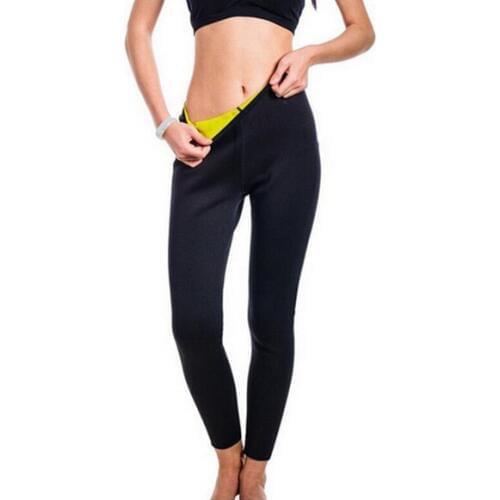 Long Sauna Pants Neoprene Legging Control Panties Fitness Bodyshape Shaper Slim Super Stretch Capris Trouser Pant Women