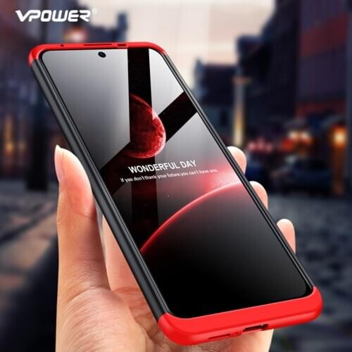 For Xiaomi Mi10T Lite 10T Pro Case Cover Three-In-One 360 Full Protector Cases for Xiaomi mi 10T Pro 10T Phone Back Cover