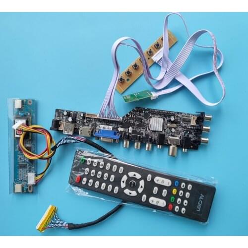Kit For N184H4-L01/N184H4-L02 HDMI USB LVDS controller board 30pin DVB-Y DVB-Y2 TV 1920X1080 screen Panel digital 2 CCFL 18.4"