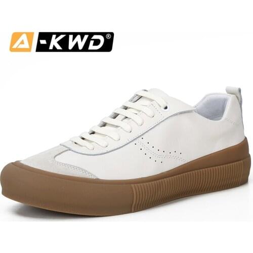 Fashion White Sneakers Chaussure Homme Casual Mens Shoes Genuine Leather Sneakers Men Mens Leather Shoes Korean Male Footwear 44