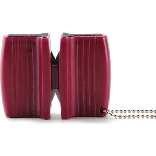 Mini sharpener outdoor sharpener double-sided convenient sharpener home kitchen sharpener