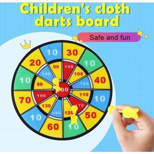 Target Dart Safe Soft Flocking Dartboard Children Kids Indoor Sports Game Toy