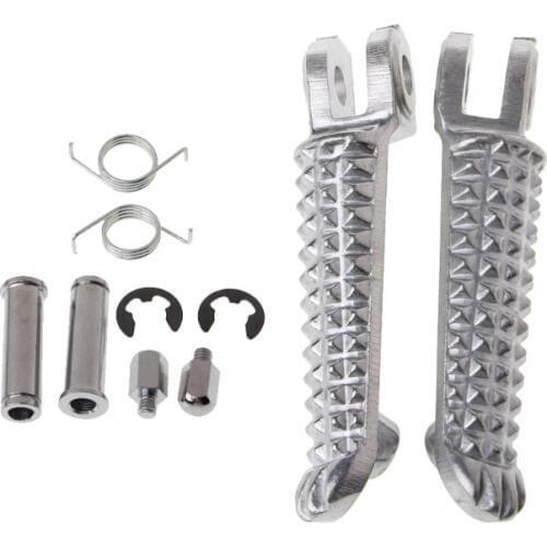 Motorcycle Aluminum Front Footrests For YAMAHA YZF R1 R6 R6S1998-2012 2003-2008 270E