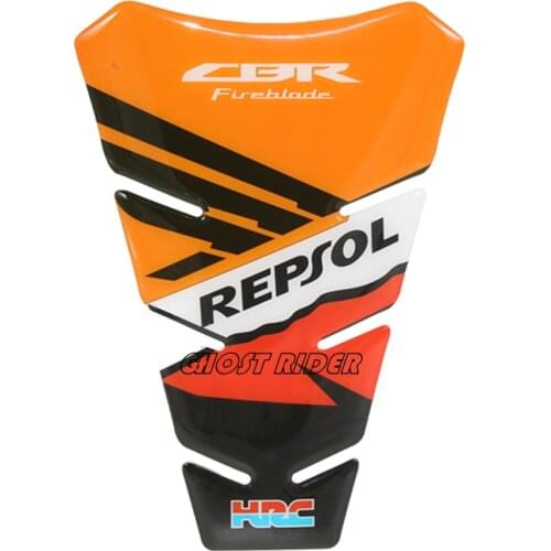 Motorcycle Chrome CBR HRC Decal Fuel Tank Cap Cover Sticker Pad For Honda CBR600RR CBR1000RR REPSOL CBR900 CBR929 CBR954 CBR250