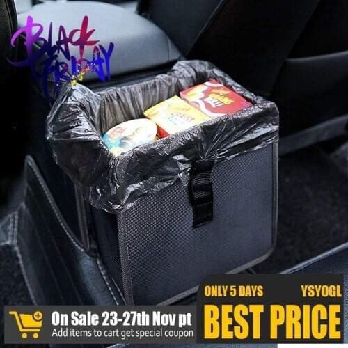 PowerTiger Car Rubbish Bin Hanging Auto Trash Bag Litter Container Water Resistant Leak Proof Collapsible Garbage Organiser