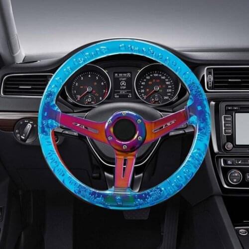 14-inch 350MM Steering Wheel Universal Transparent Acrylic Drifting Steering Wheel for Racing Car Accessories