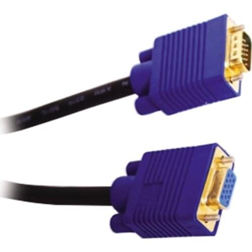 S-LINK SLX-121 15 PINOUTS MALE/FEMALE 1.8 METERS VGA EXTENSION CABLE