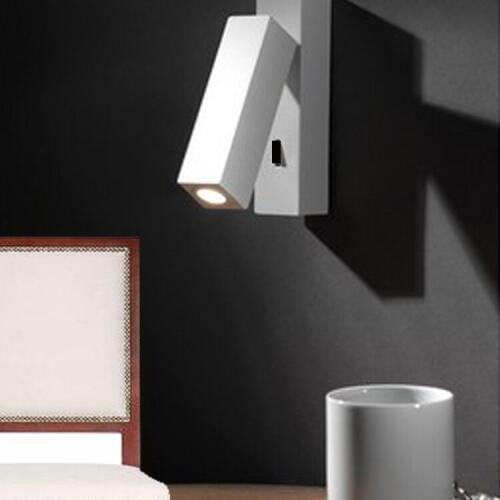 Modern Aluminum Led spotlight study Led shot light Hotel Project LED Wall Lamp Hallway Reading Room Foyer Wall Light hotel lamp