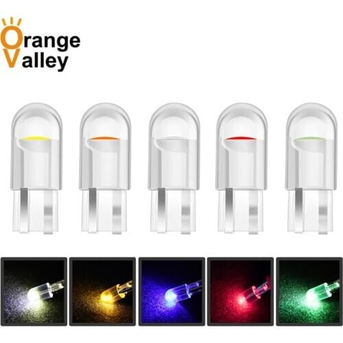 1000pcs Car LED T10 W5W WY5W 168 194 501 LED Bulbs for Auto Interior Lights Map Dome Door Trunk Instrument Lamp 12V