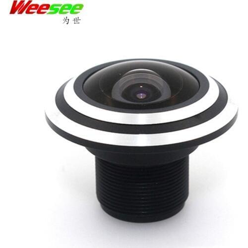 WS Fisheye 1.8mm 5MP M12 Format Image size 1/3 180 deagree 360 degree CCTV Fiesheye LENS for VR Camera