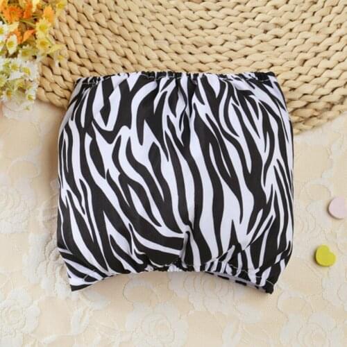 1Pcs Leopard Washable Male Dog Diaper Wraps Pet Boy Dog Cloth Nappies Reusable Pet Doggy Underwear Pants