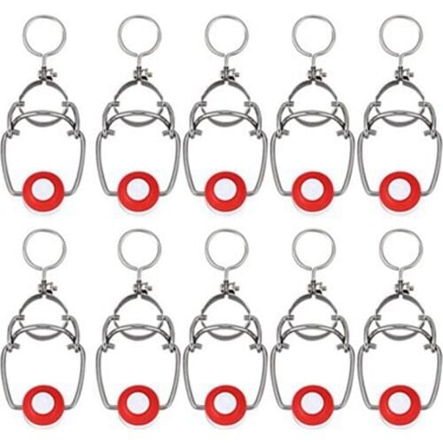 10Pcs ABS Reusable Sealable Cap Screw Cap Flip Top Stopper Household Brewing Wine Beer Bottle Stopper Fixture