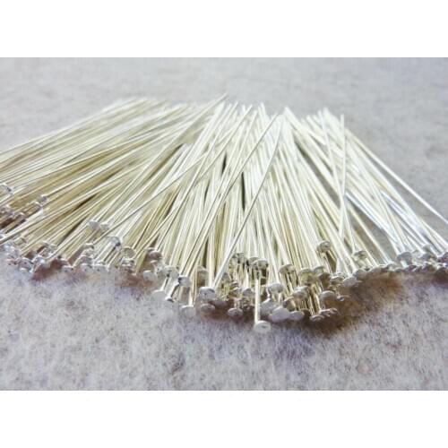 200Pcs/Set Straight Head Pins Dressmaker Jewelry Making Fine Satin Office 28mm Silver Head Pincushions DIY Sewing Clothes Tool