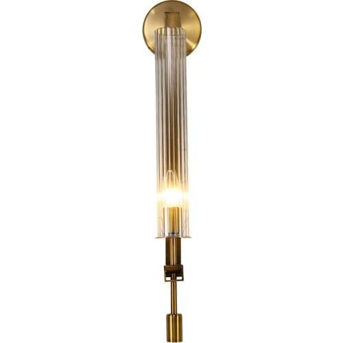 2021 New Luxury Wall Light Nordic Crystal Wall Lamp Bar Counter Living Room Porch Bedroom Decor Bedside Indoor Lighting MH527