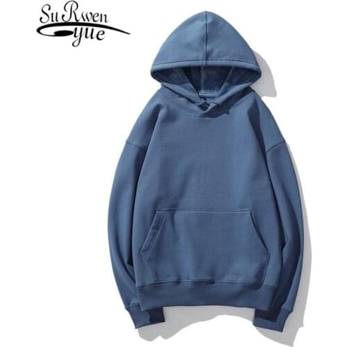 2021 Women Fleece Hoodies Sweatshirt Women Winter Casual Pullover Solid Hoodies Women Plus Size Jacket Fashion Clothing 11982