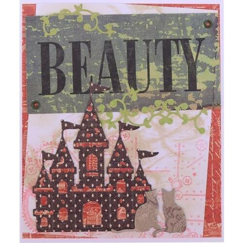 3pcs/Set New Castle Metal Cutting Dies Stencil for DIY Scrapbooking Photo Album Embossing Paper Cards Decorative Crafts Die Cuts