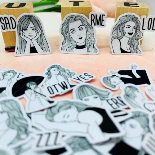 39 PCS Anime Paper Stickers Crafts And Scrapbooking stickers kids toys book Decorative sticker DIY Stationery